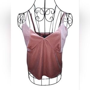 NWOT Wild Fable Mauve Velvet Camisole